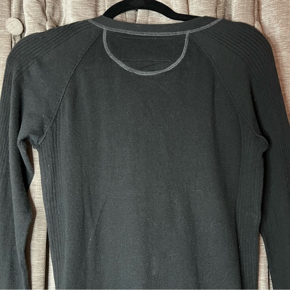 Y2K American Eagle Black V Neck Lightweight Cardigan Size Medium - Picture 13 of 13